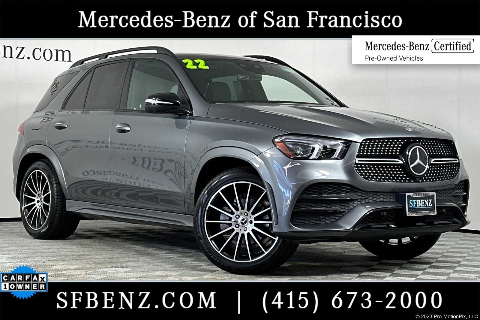 Certified 2022 Mercedes-Benz GLE GLE350 with VIN 4JGFB4KE4NA619766 for sale in South San Francisco, CA