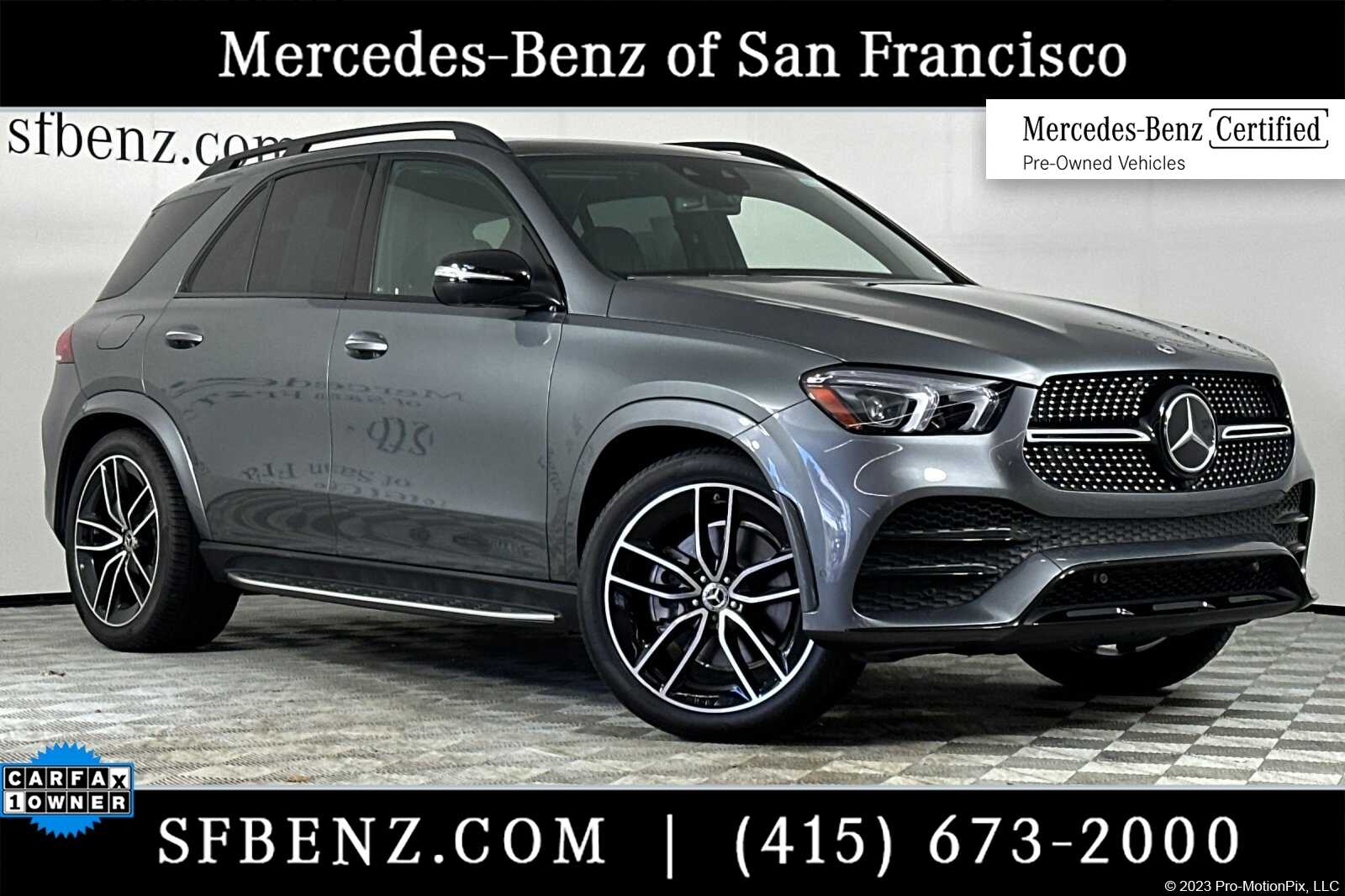 Certified 2023 Mercedes-Benz GLE GLE450 with VIN 4JGFB5KE2PA906449 for sale in South San Francisco, CA