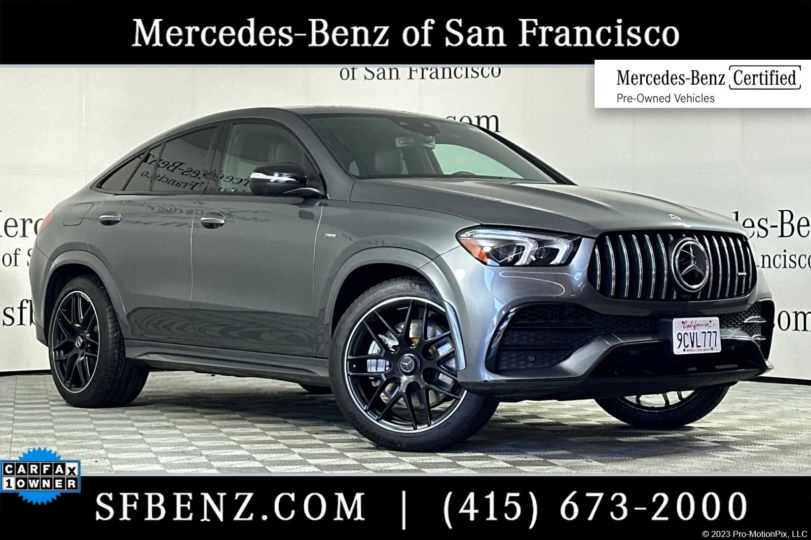 Certified 2022 Mercedes-Benz GLE Coupe GLE 53 AMG with VIN 4JGFD6BB5NA726546 for sale in South San Francisco, CA