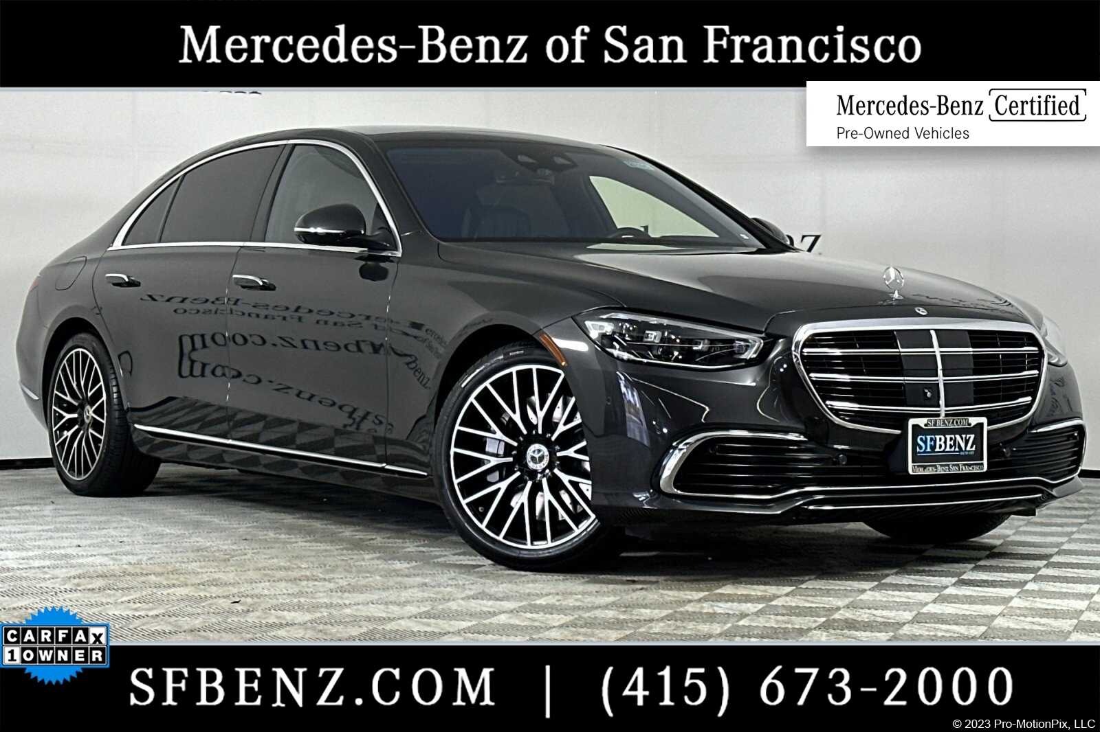 Certified 2022 Mercedes-Benz S-Class S 580 with VIN W1K6G7GB1NA103487 for sale in South San Francisco, CA