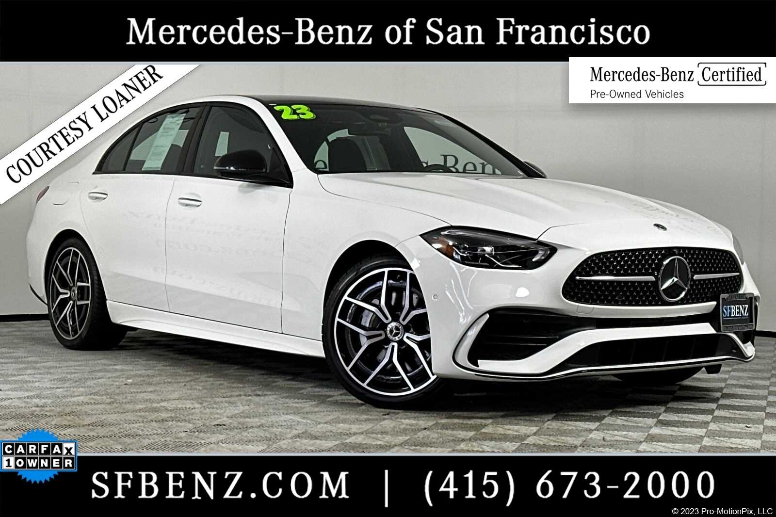 Certified 2023 Mercedes-Benz C-Class Sedan C 300 with VIN W1KAF4GB2PR148339 for sale in South San Francisco, CA