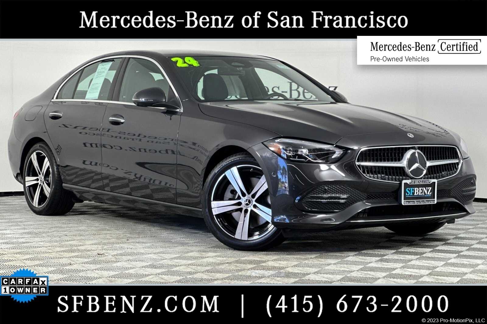 Certified 2024 Mercedes-Benz C-Class Sedan C 300 with VIN W1KAF4GB8RR224262 for sale in South San Francisco, CA