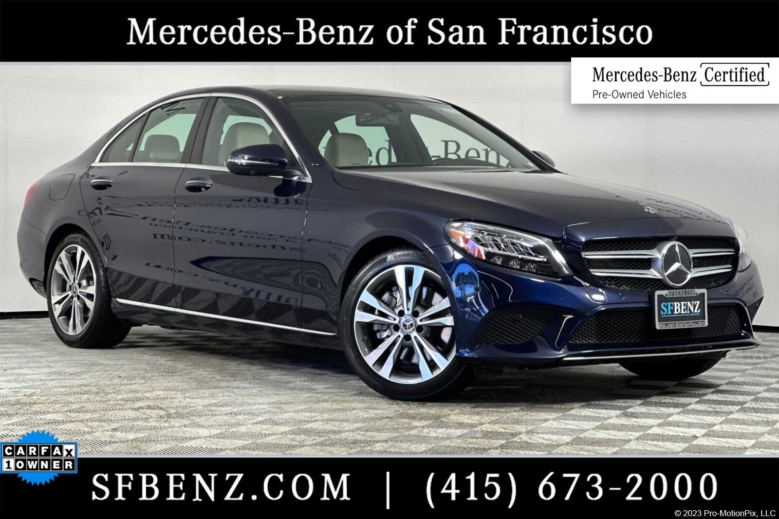 Certified 2021 Mercedes-Benz C-Class Sedan C300 with VIN W1KWF8DB2MR650216 for sale in South San Francisco, CA