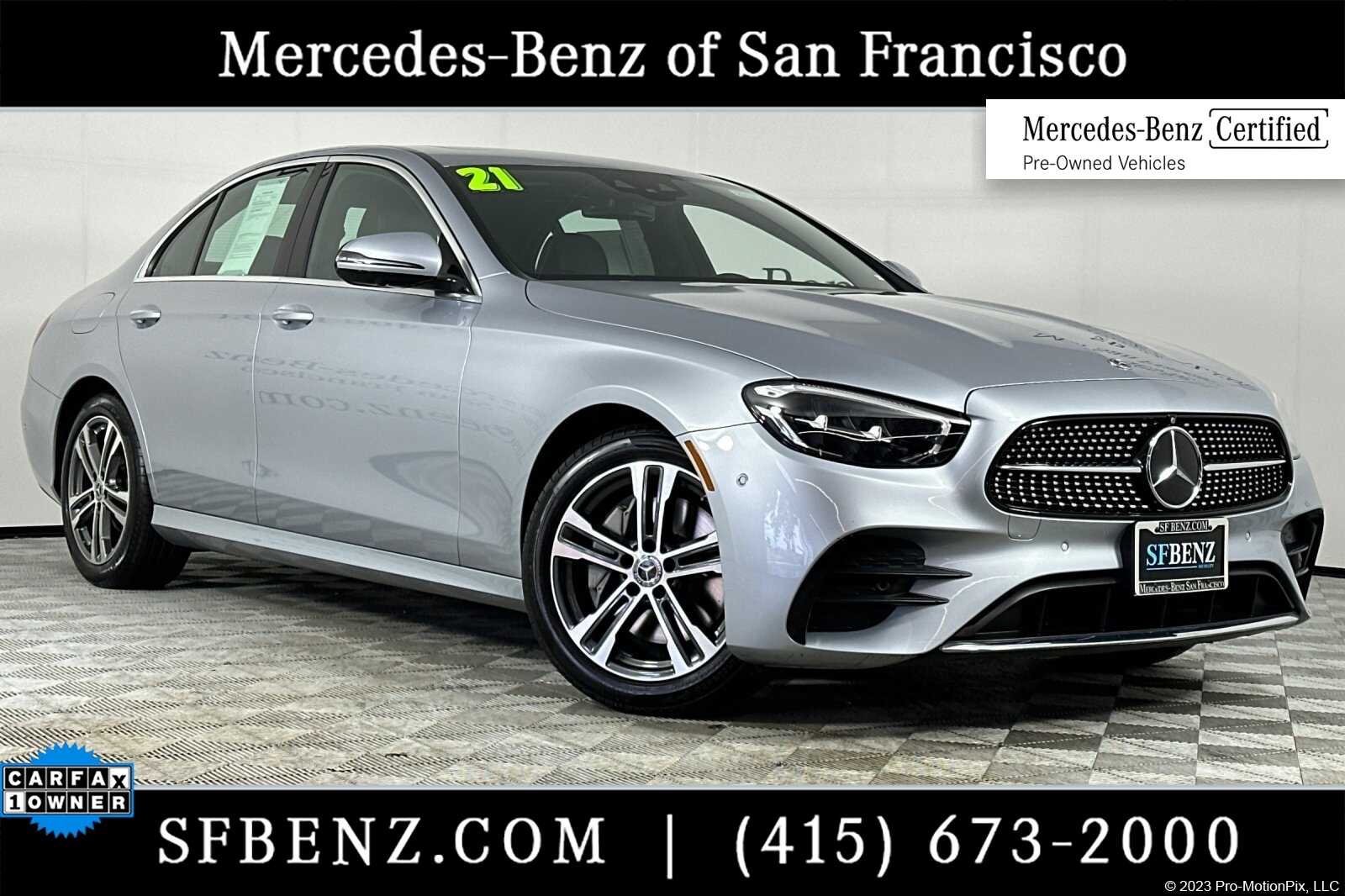 Certified 2021 Mercedes-Benz E-Class E350 with VIN W1KZF8DB4MA994836 for sale in South San Francisco, CA