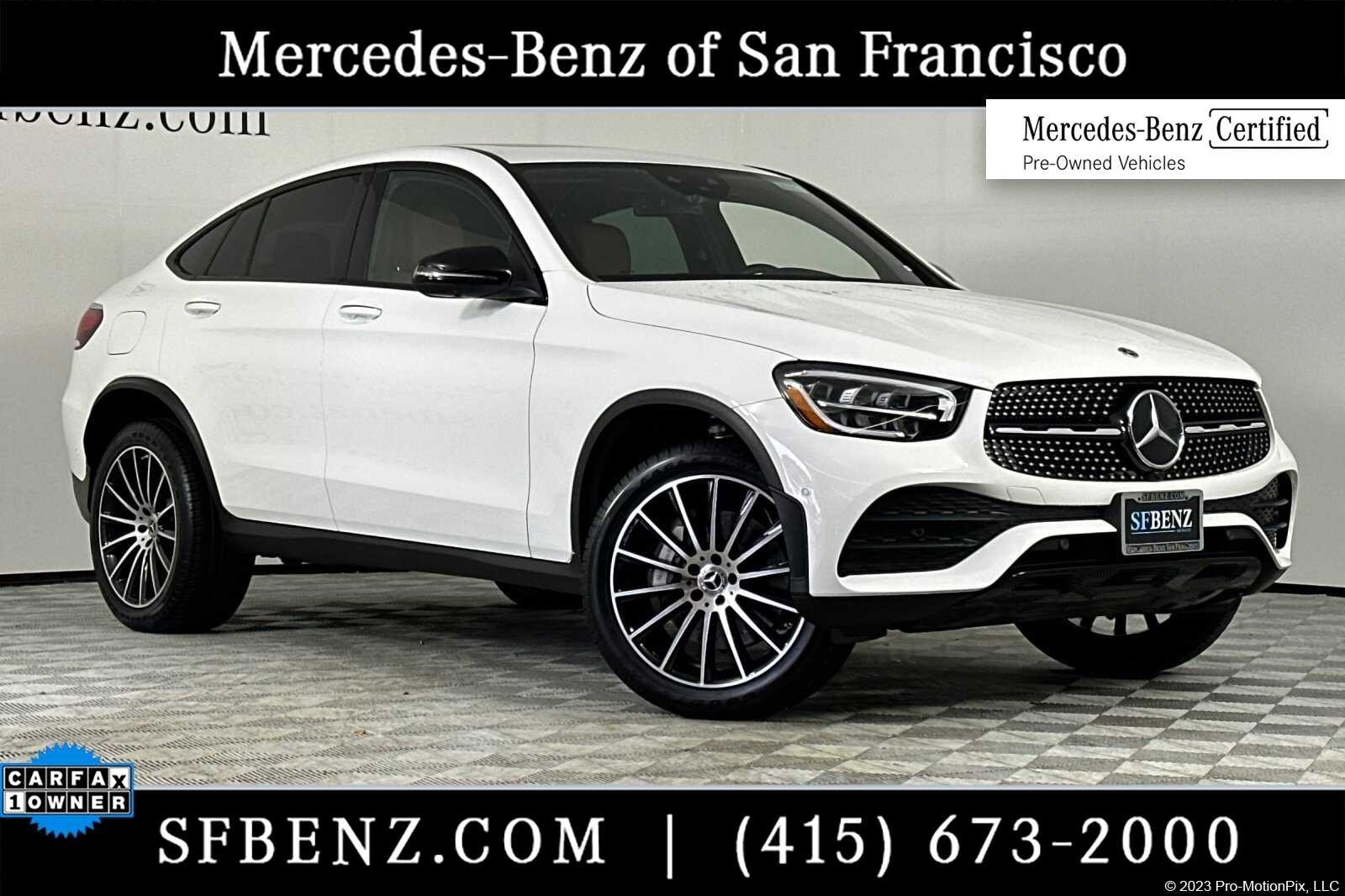 Certified 2022 Mercedes-Benz GLC Coupe GLC300 with VIN W1N0J8EBXNG015666 for sale in South San Francisco, CA