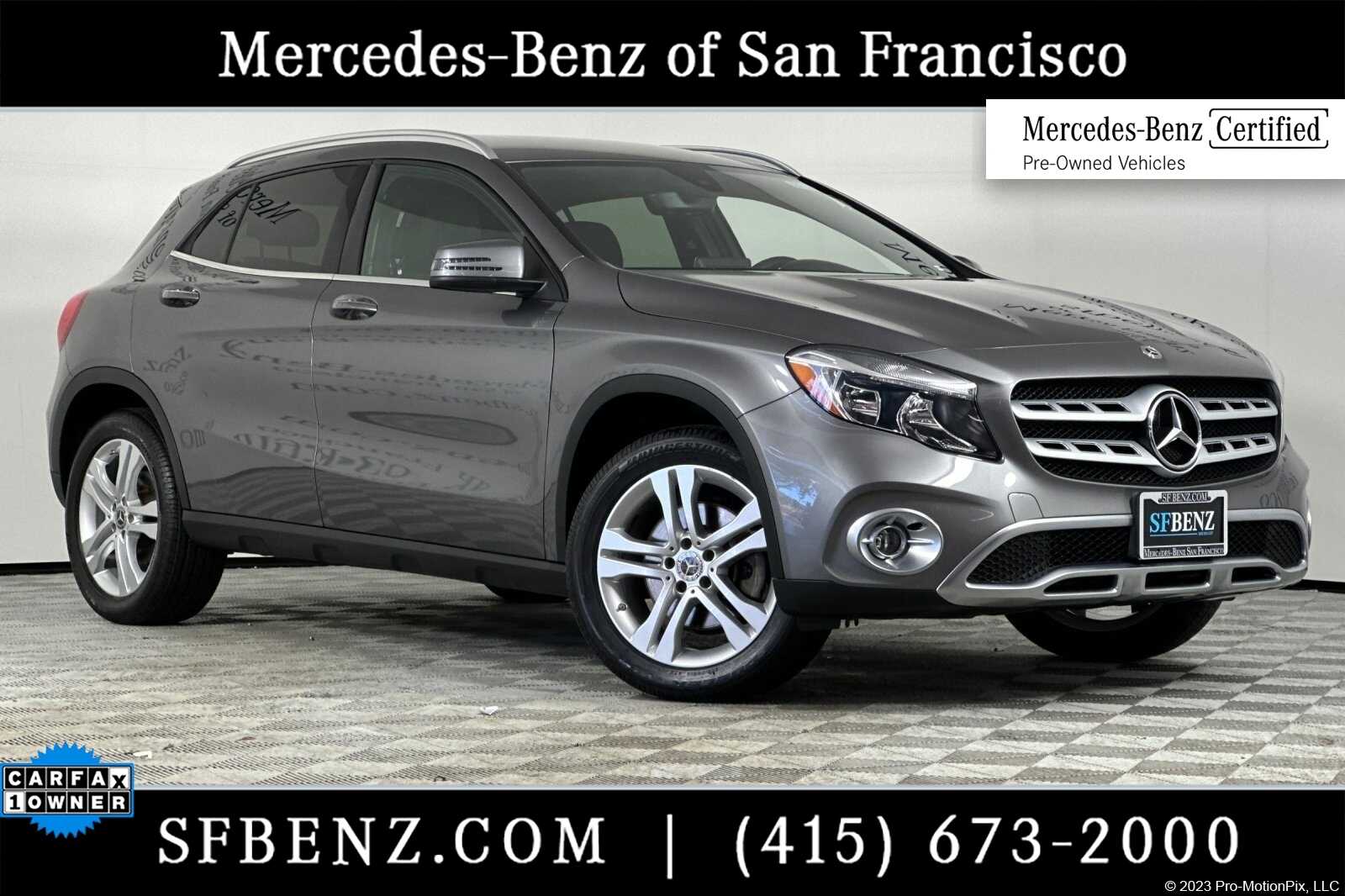 Certified 2019 Mercedes-Benz GLA-Class GLA250 with VIN WDCTG4GB0KJ531875 for sale in South San Francisco, CA