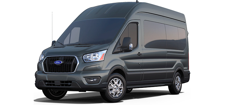 2022 Ford Transit Passenger Van 148 WB Long 350 XLT High Roof 4-Door AWD Van  StandardEquipment
