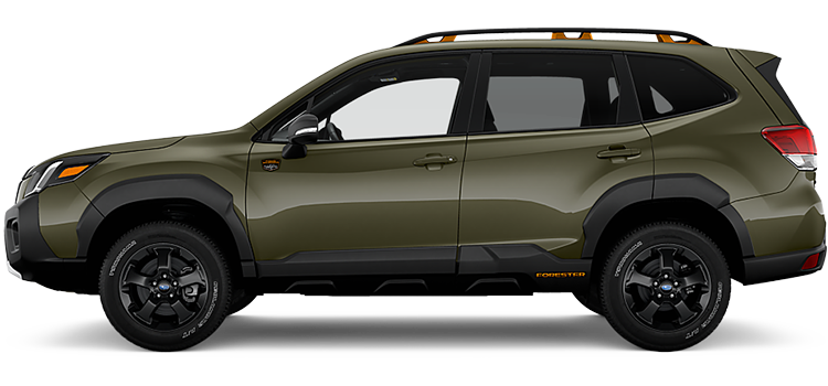 Subaru Body Side Molding Kit - Wilderness Green Metallic